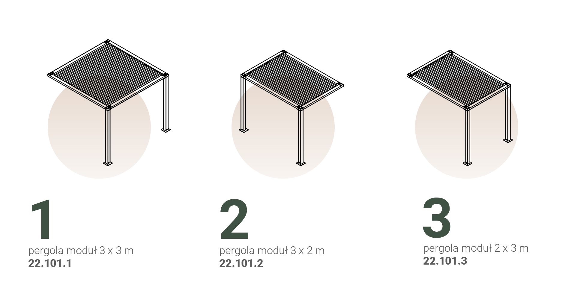 Modules complémentaires - pergola | ZANO mobilier urbain