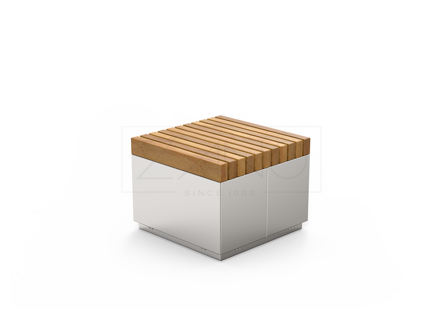 Siège Quadro 02.176 acier inoxydable